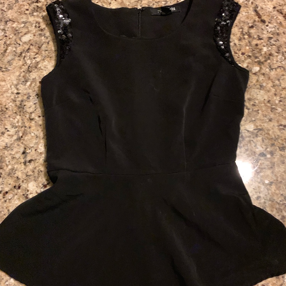 F21 Peplum Top